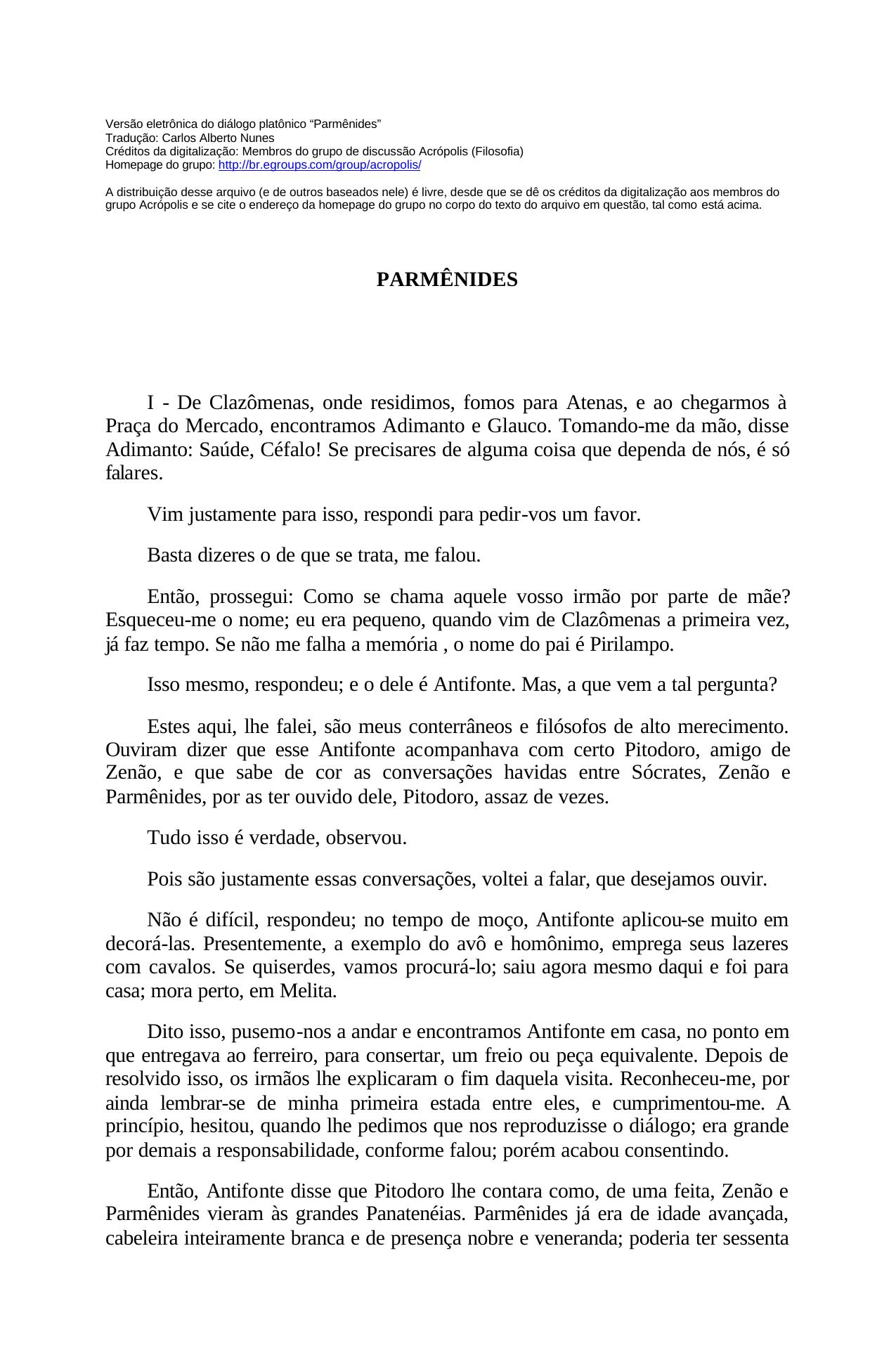 Plato's Parmenides by Constance C Meinwald
