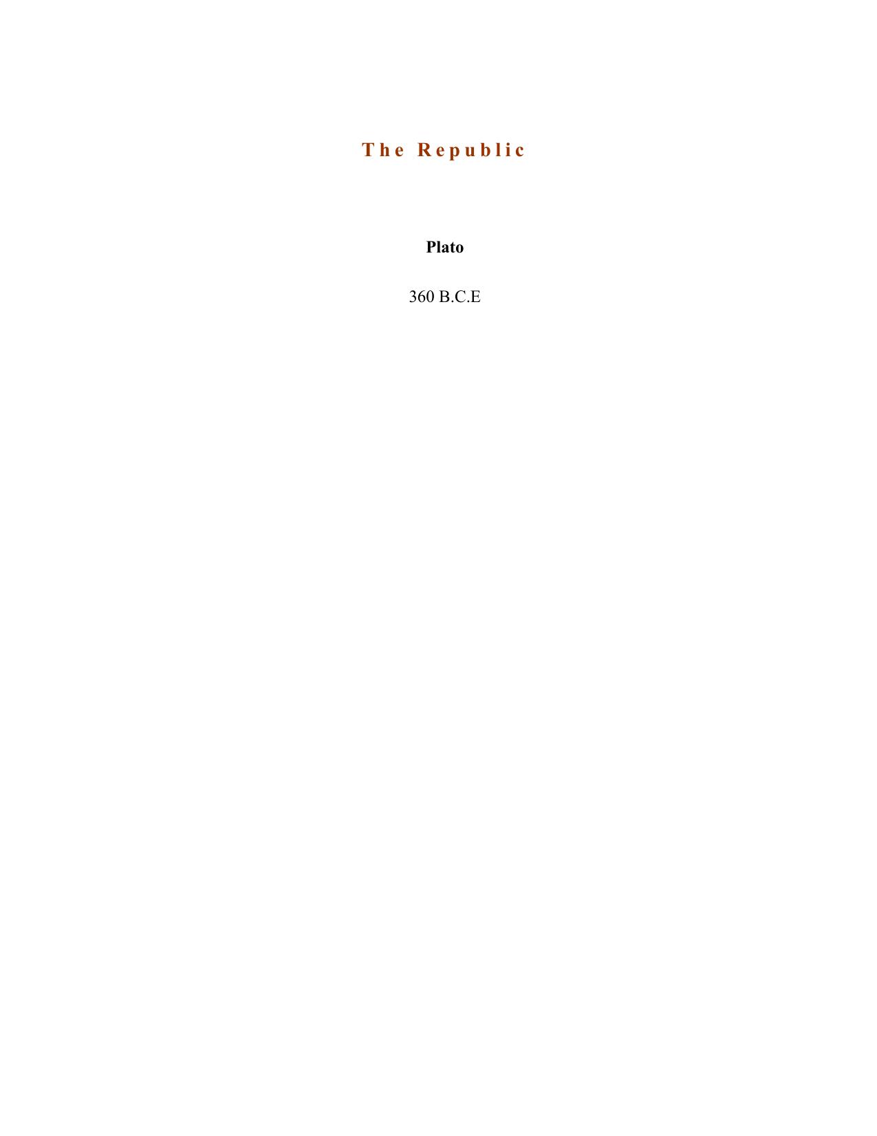 Plato: Republic by Plato G. M. A. Grube C. D. C. Reeve