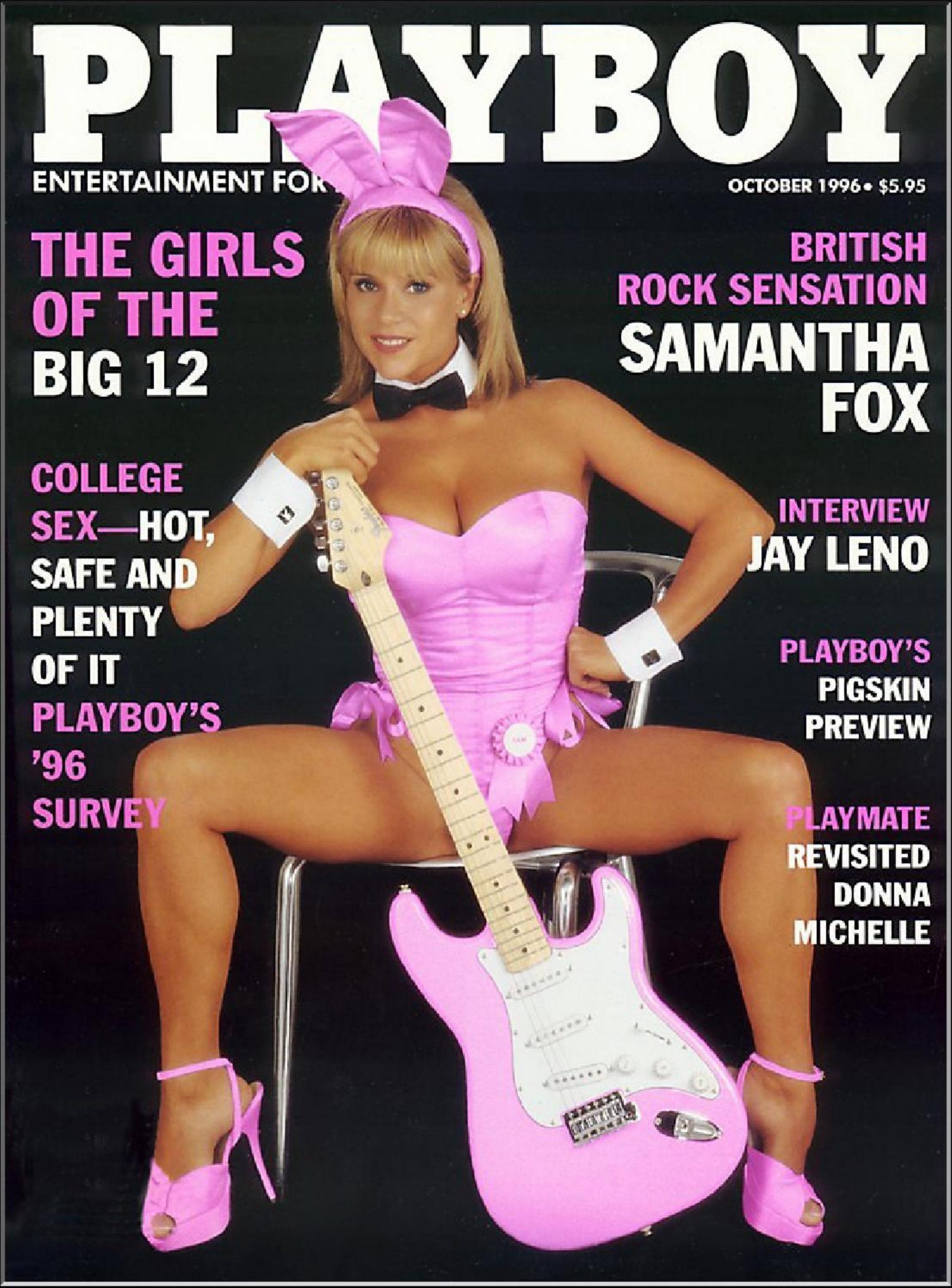 Playboy USA - British Rock Sensation Samantha Fox by The Girls Of The Big 12