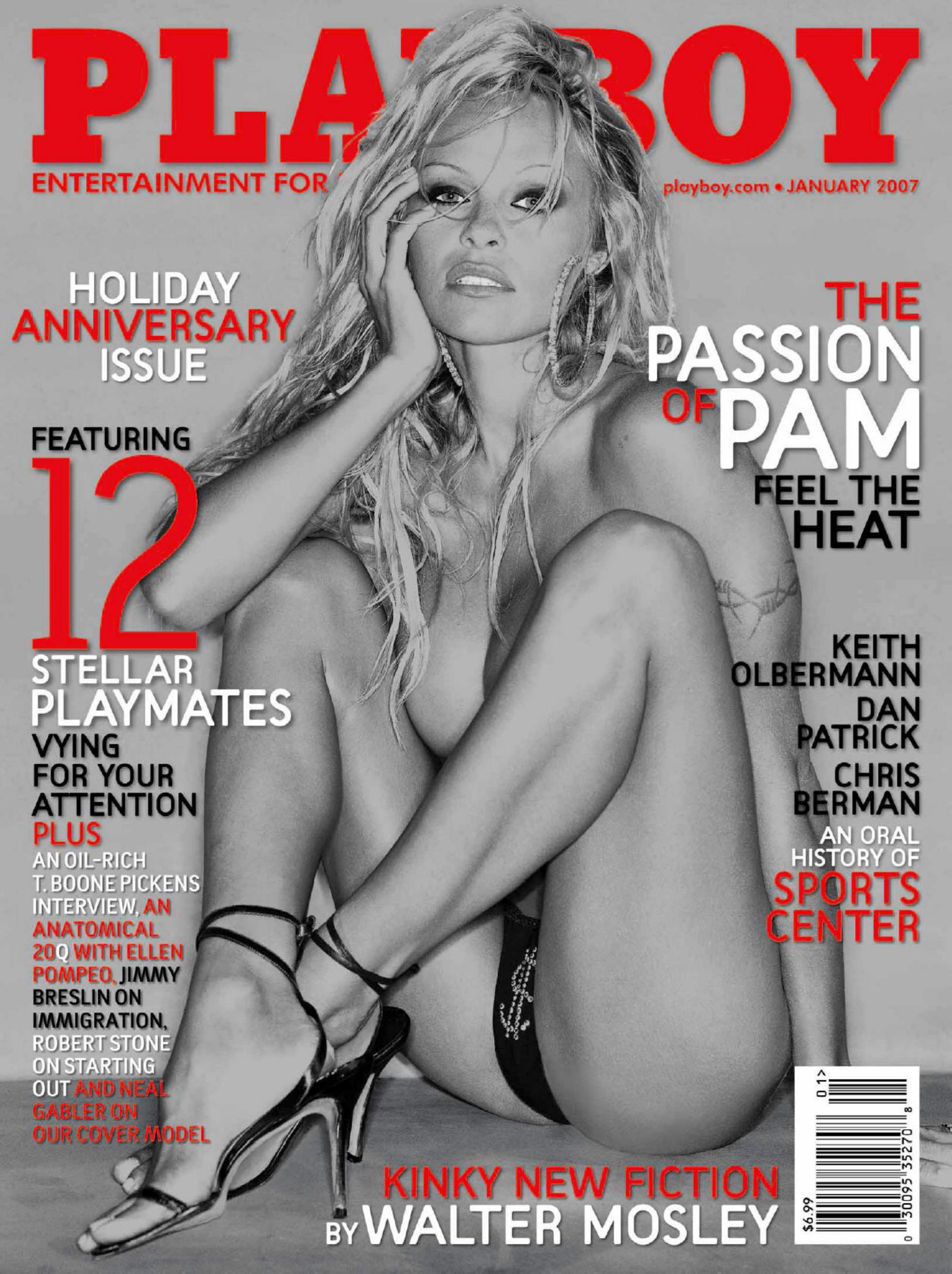 Playboy USA - Holiday Anniversary Issue - The Passion Of PAM Feel The Heat by 12 Stellar Playmates