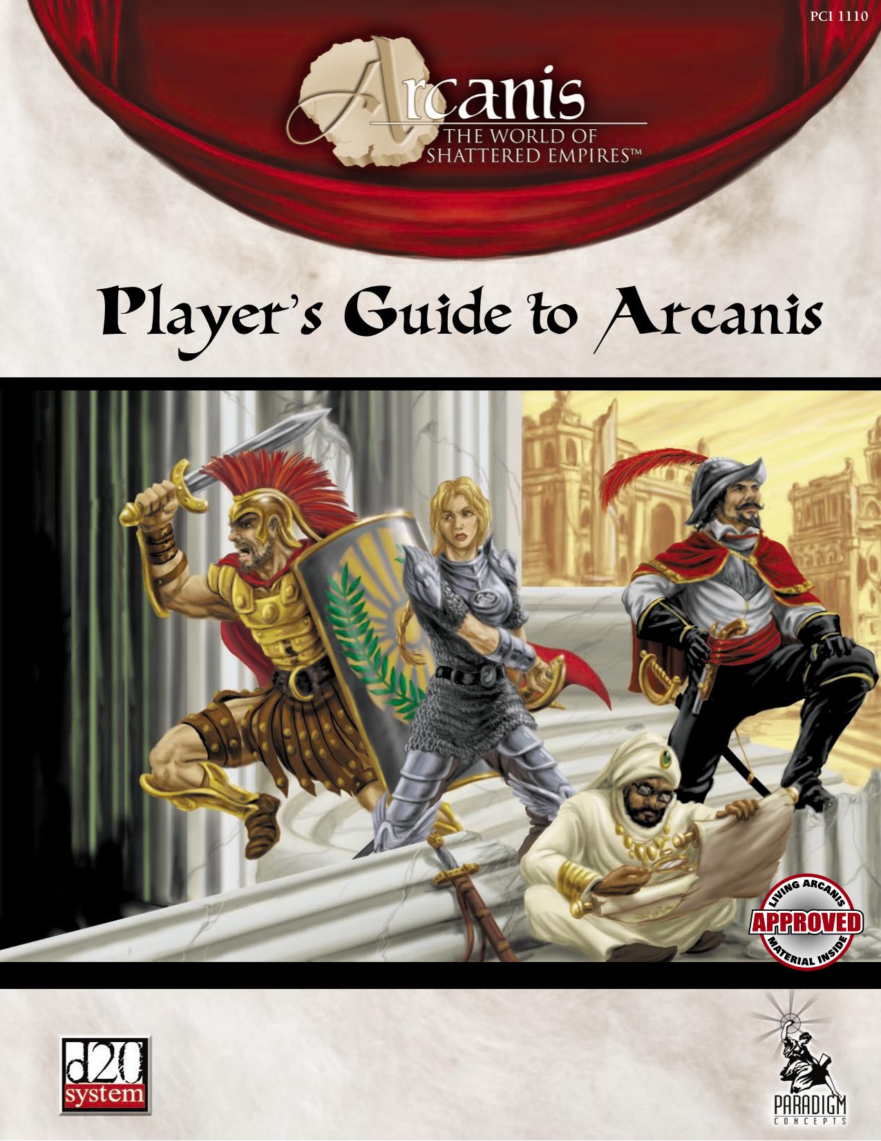 Player's Guide to Arcanis by Paradigm Concepts