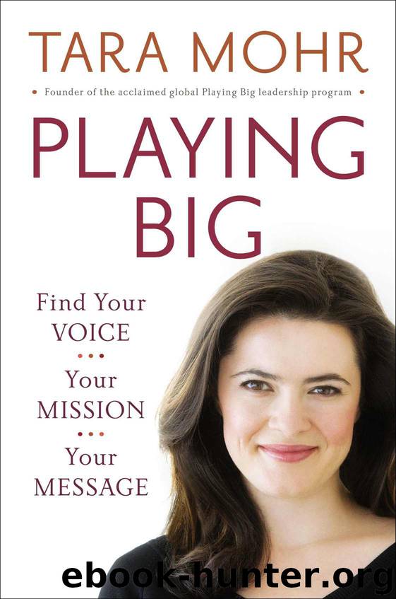Playing Big: Find Your Voice, Your Mission, Your Message by Tara Mohr