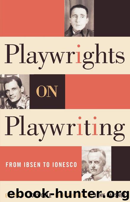 Playwrights on Playwriting by Toby Cole