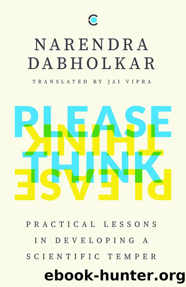 Please Think by Dabholkar Narendra