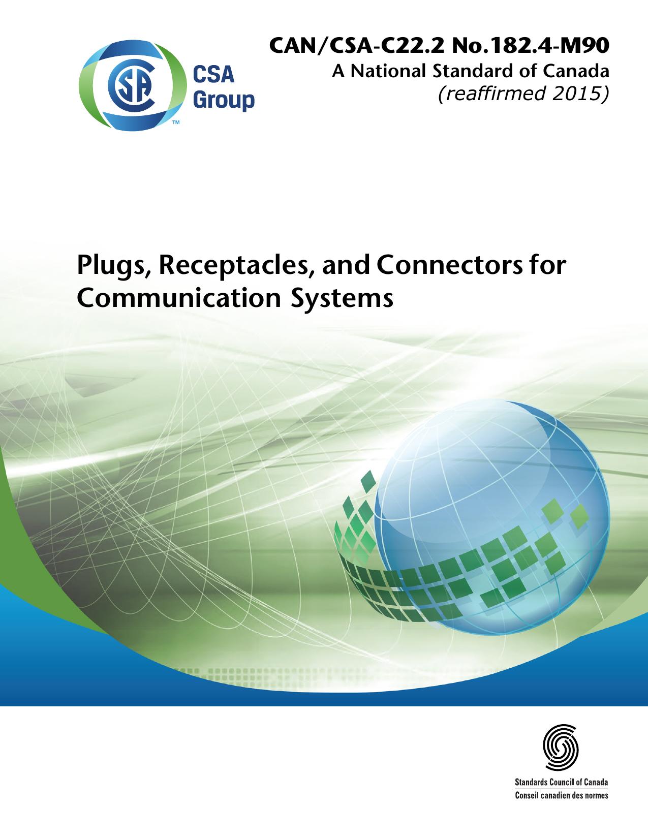 Plugs, Receptacles, and Connectors for Communication Systems by Unknown