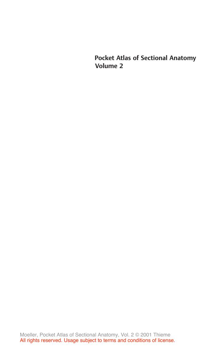 Pocket Atlas of Sectional Anatomy by Torsten B. Moller Emil Reif