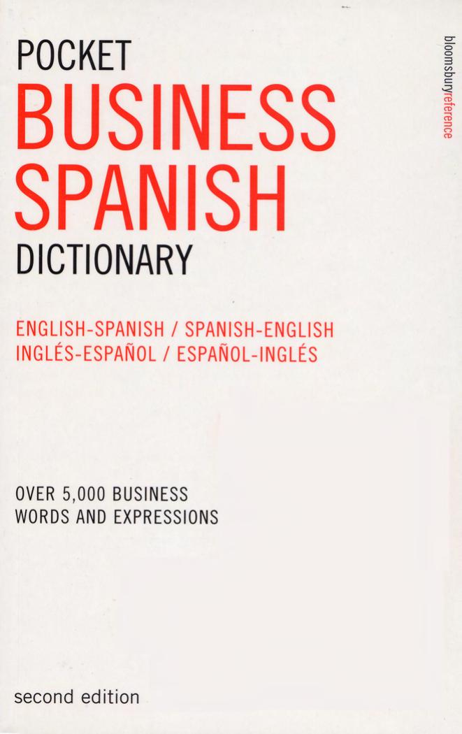 Pocket Business Spanish Dictionary by Unknow