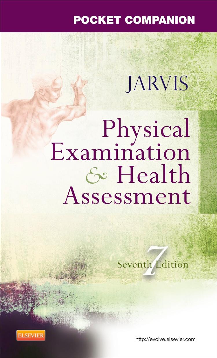 Pocket Companion for Physical Examination and Health Assessment, 7e by Carolyn Jarvis PhD APN CNP