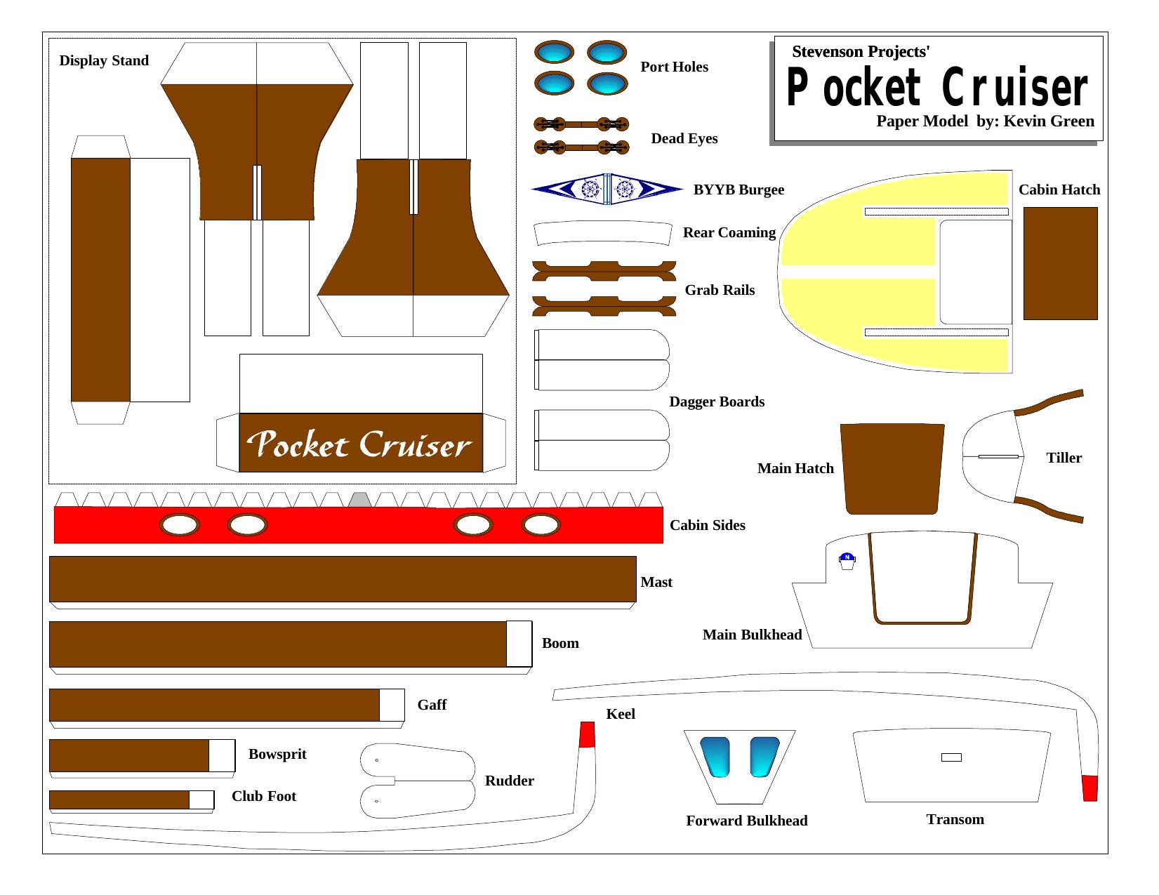 Pocket Cruiser Model by Kevin Green