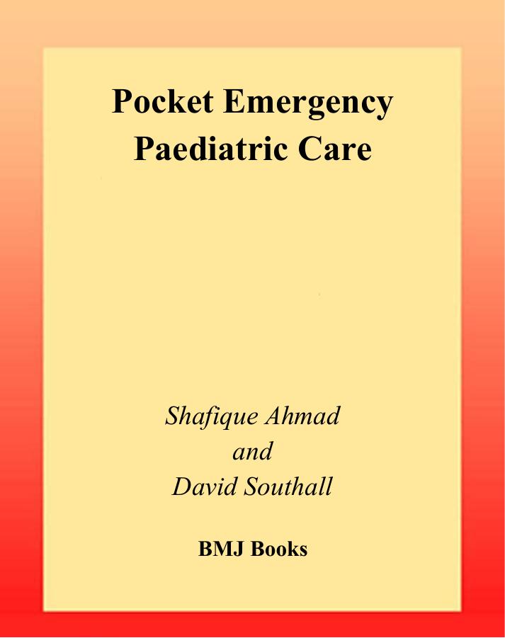 Pocket Emergency Paediatric Care by unknow