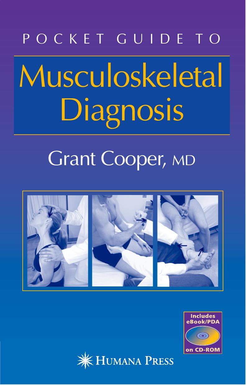 Pocket Guide to Musculoskeletal Diagnosis by Grant Cooper