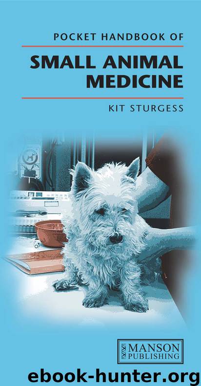 Pocket Handbook of Small Animal Medicine by Sturgess Kit