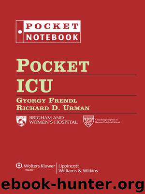 Pocket ICU by Frendl Gyorgy & Urman Richard D