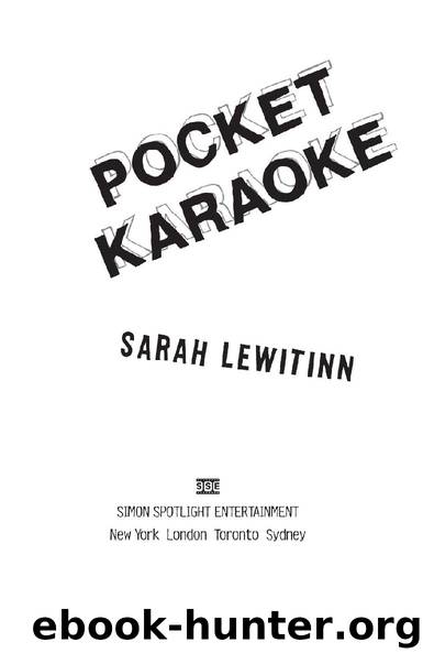 Pocket Karaoke by Sarah Lewitinn