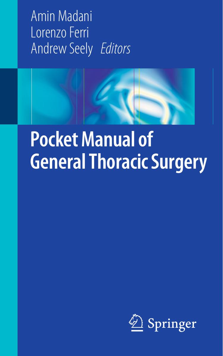Pocket Manual of General Thoracic Surgery (Repost) by unknow