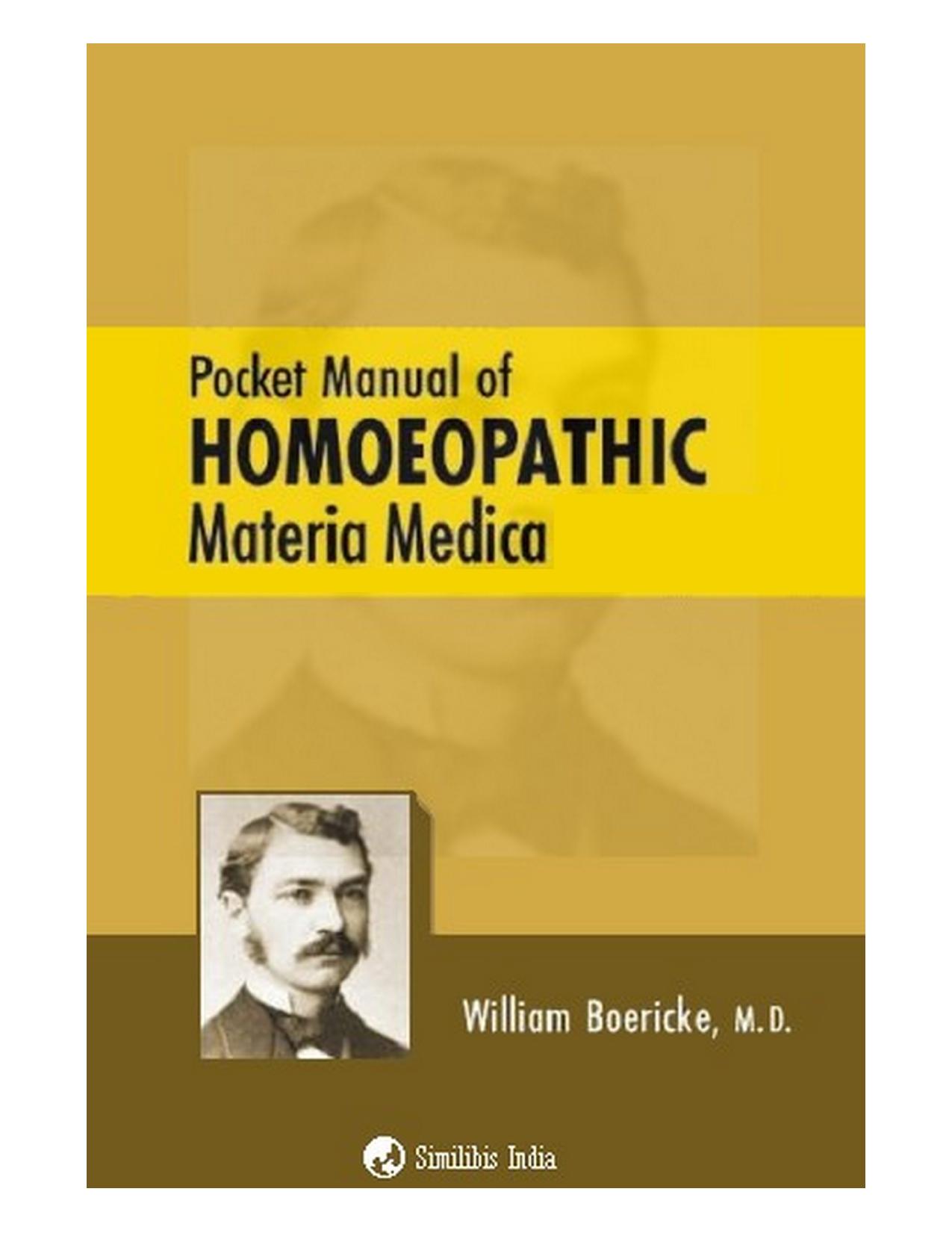 Pocket Manual of Homoeopathic Materia Medica by Boericke William