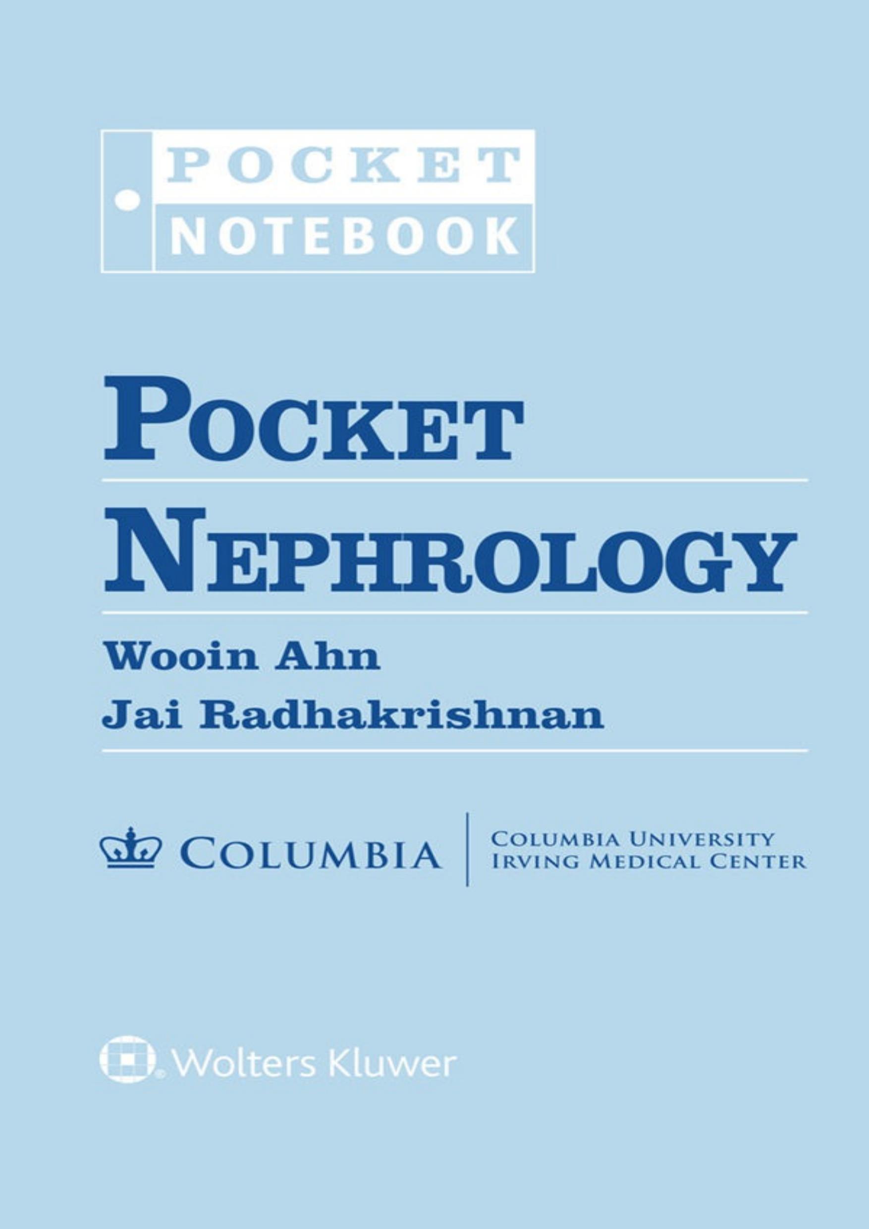 Pocket Nephrology by Wooin Ahn Jai Radhakrishnan