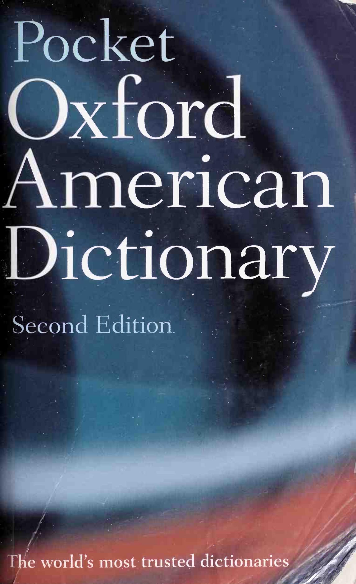 Pocket Oxford American Dictionary by Oxford University Press
