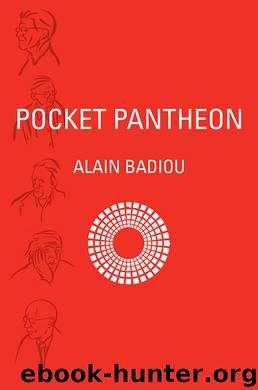Pocket Pantheon by Alain Badiou