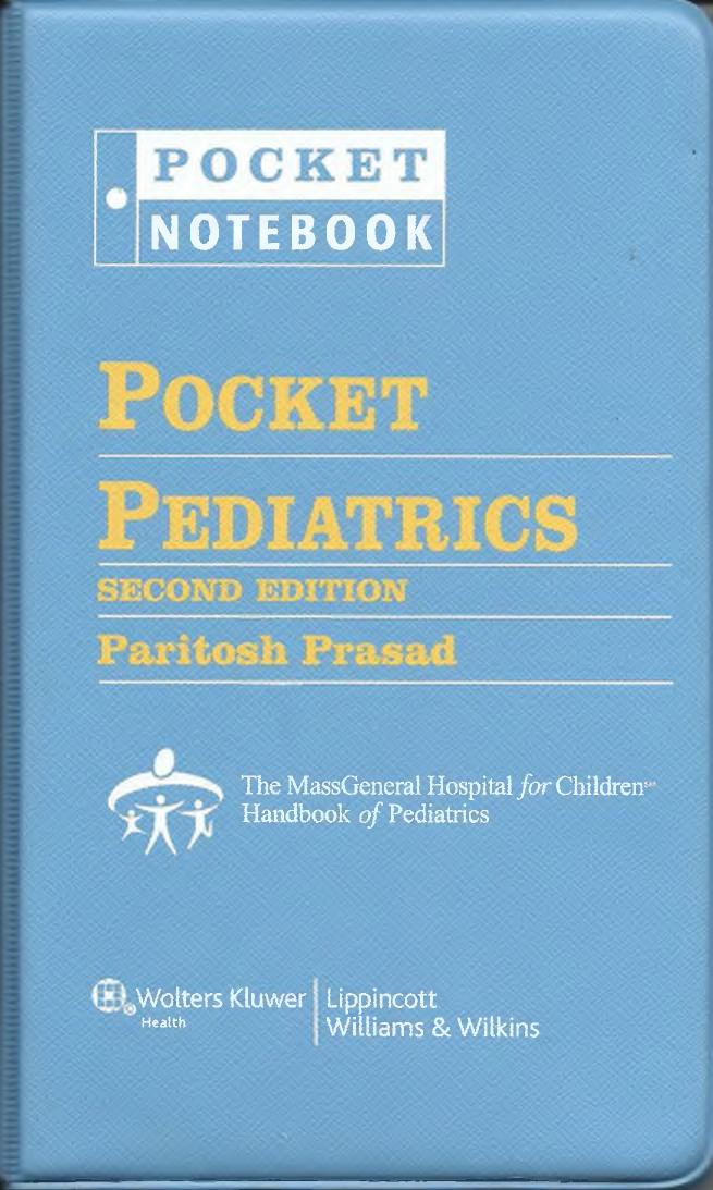Pocket Pediatrics: The Massachusetts General Hospital for Children Handbook of Pediatrics by Paritosh Prasad
