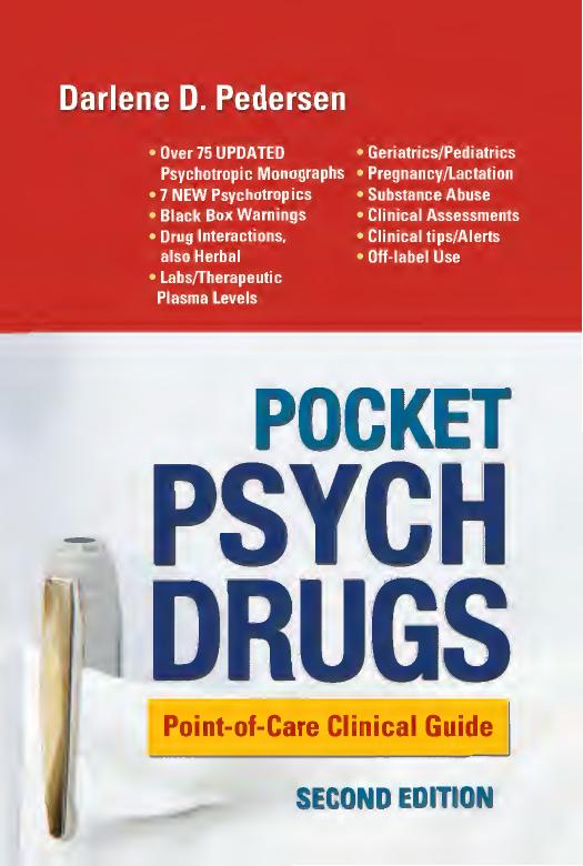 Pocket Psych Drugs: Point-of-Care Clinical Guide by Darlene D. Pedersen