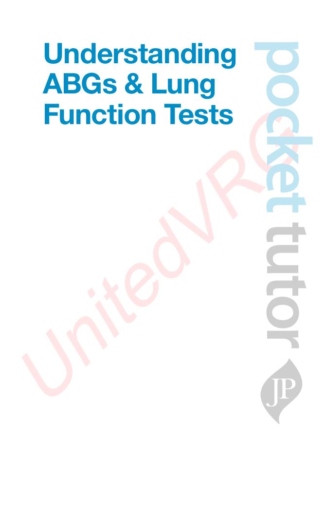 Pocket Tutor Understanding ABGs and Lung Function Tests (2012) [PDF] [UnitedVRG] by Unknown