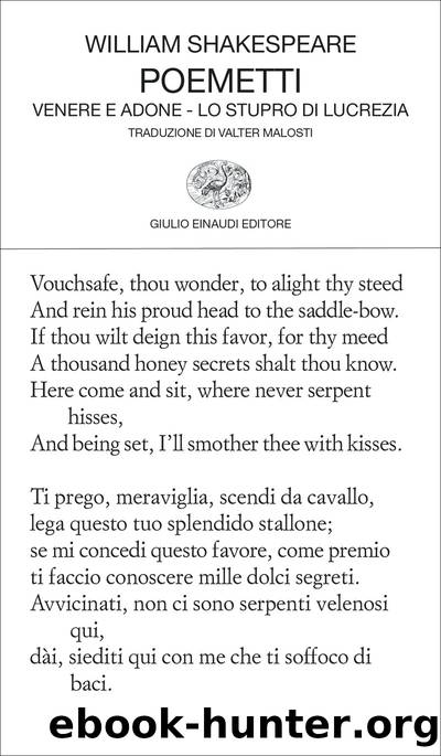 Poemetti by William Shakespeare