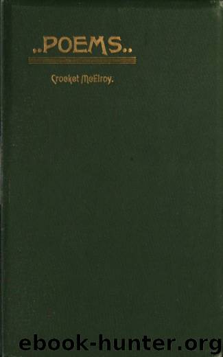 Poems by Crocket McElroy