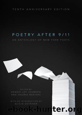 Poetry After 911 by Dennis Loy Johnson