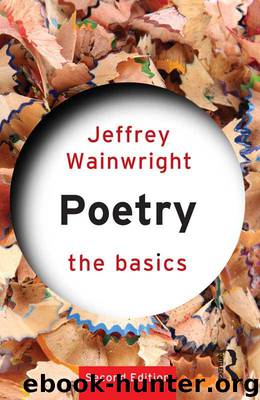Poetry: The Basics by Wainwright Jeffrey