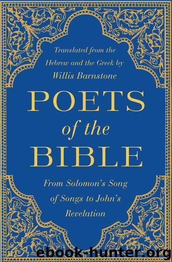 Poets of the Bible by Willis Barnstone