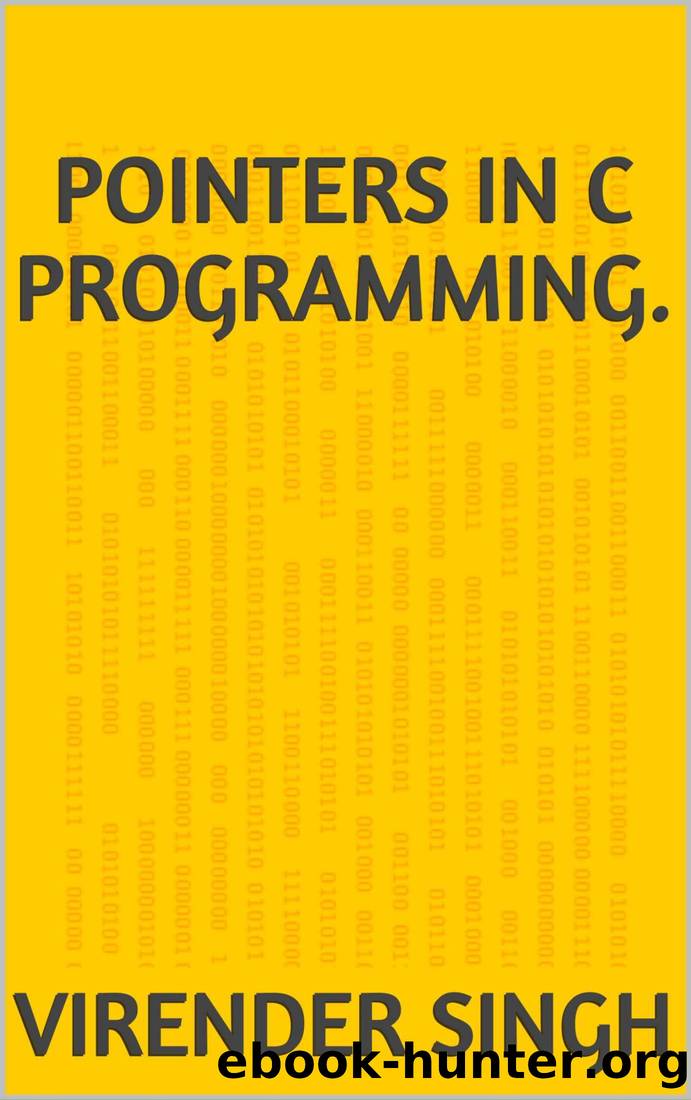 Pointers In C Programming. by Virender Singh