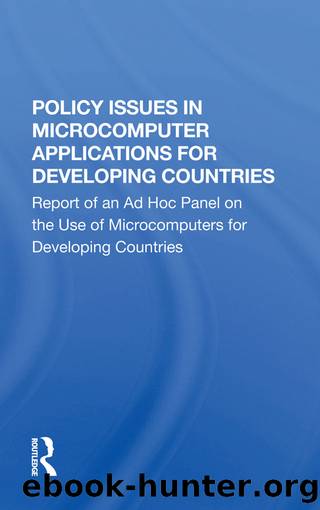 Policy Issues In Microcomputer Applications For Developing Countries by National Academy of Sciences