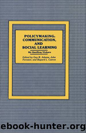 Policymaking, Communication, and Social Learning by Geoffrey Vickers