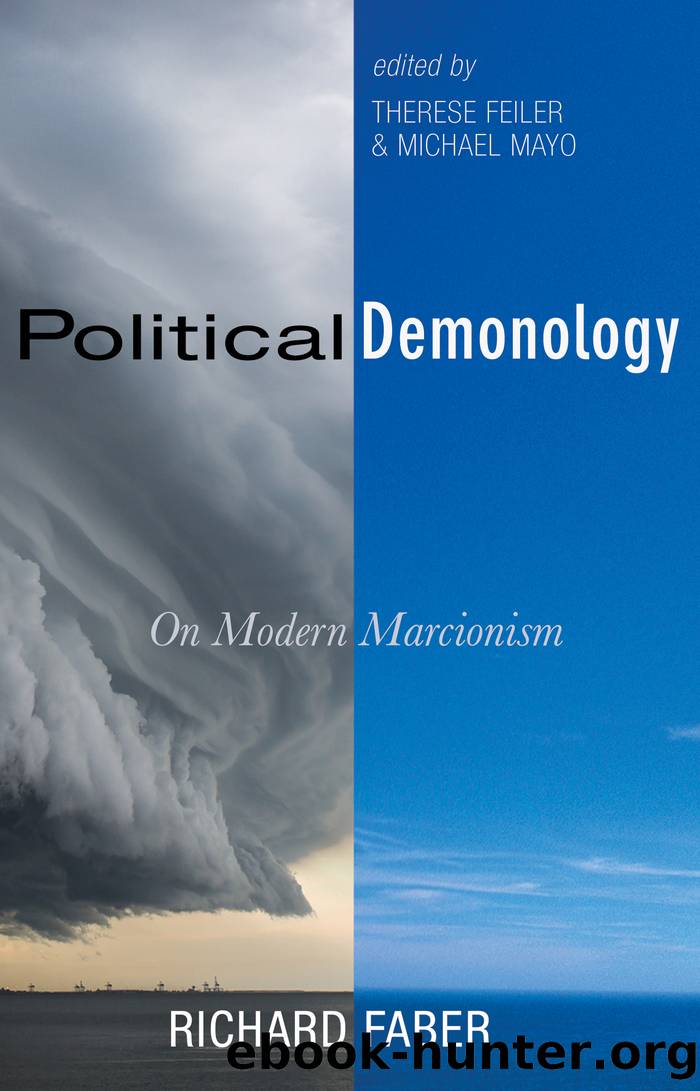 Political Demonology by Faber Richard; Feiler Therese; Mayo Michael