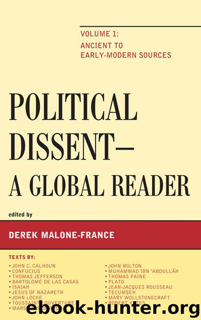 Political Dissent: A Global Reader by Malone-France Derek;