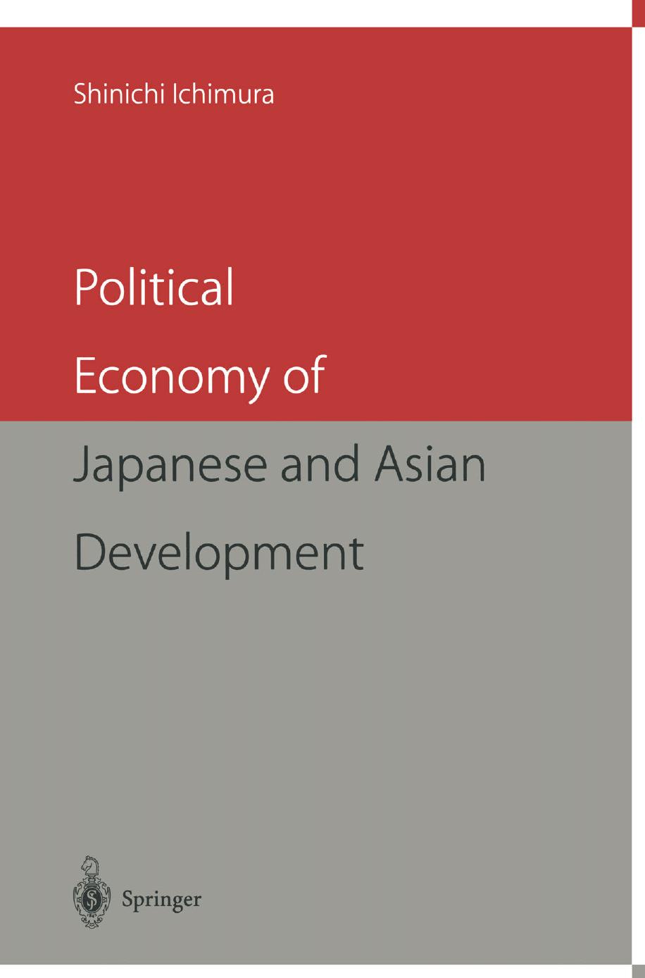 Political Economy of Japanese and Asian Development by Shinichi Ichimura (auth.)