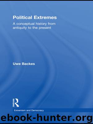 Political Extremes by Backes Uwe;