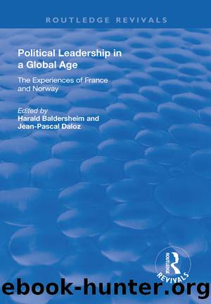 Political Leadership in a Global Age by Daloz Jean-Pascal;Baldersheim Harald;