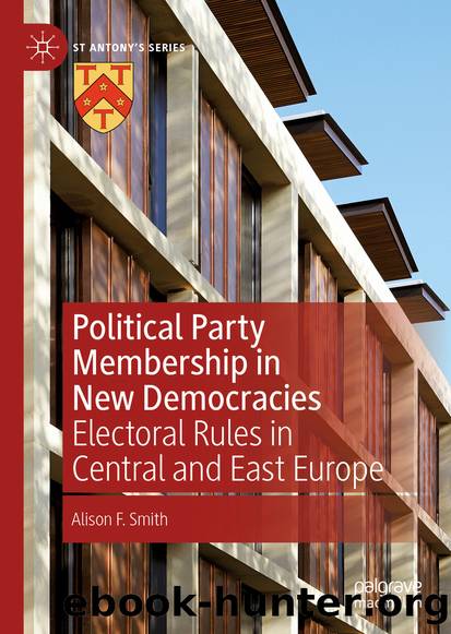 Political Party Membership in New Democracies by Alison F. Smith
