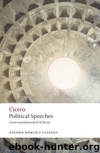 Political Speeches by Cicero; Berry D.H.;