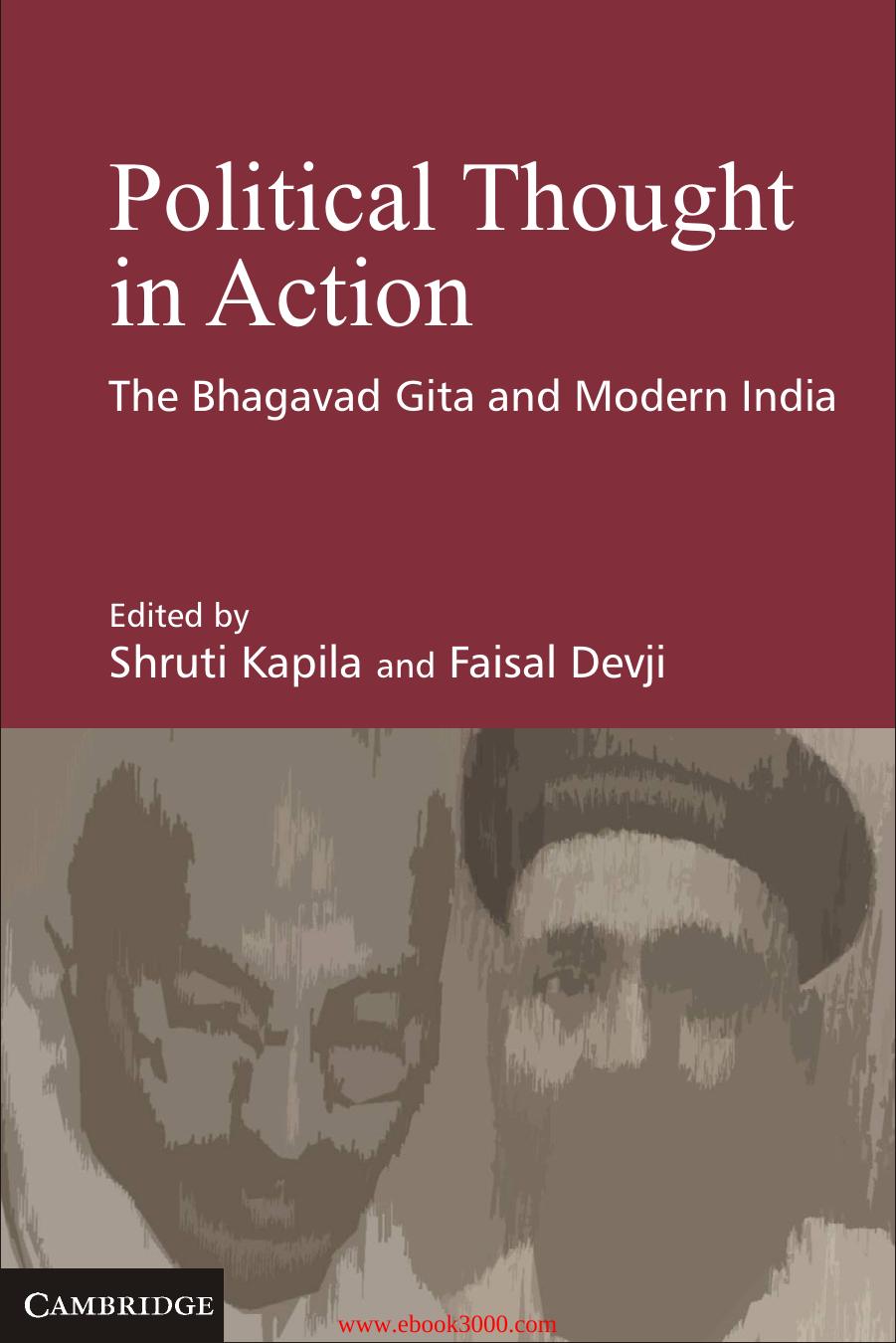 Political Thought in Action: The Bhagavad Gita and Modern India by Unknow