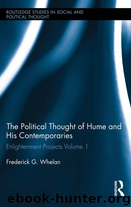 Political Thought of Hume and His Contemporaries by Whelan Frederick G