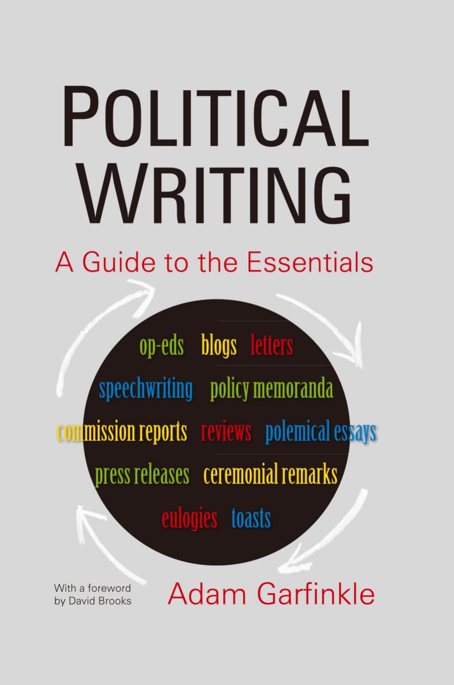 Political Writing: A Guide to the Essentials by Adam Garfinkle
