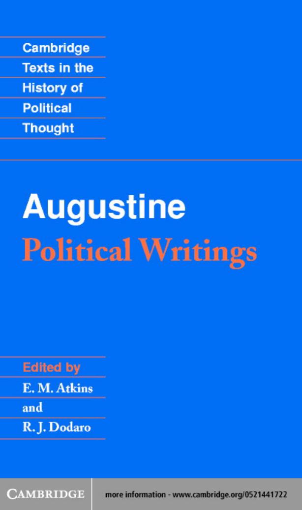 Political Writings (Cambridge Texts in the History of Political Thought) by Augustine