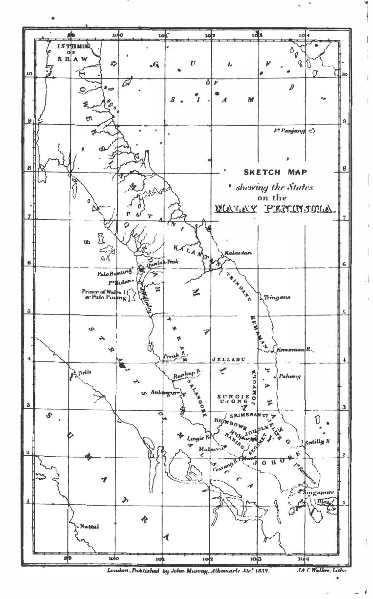 Political and Statistical Account of the British Settlements in the Straits of Malacca, Viz Pinang, Malacca, and Singapore; with a History of the Malayan States on the Peninsula of Malacca by T. J. Newbold