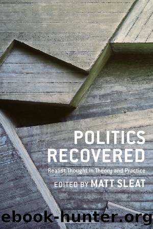 Politics Recovered by Sleat Matt