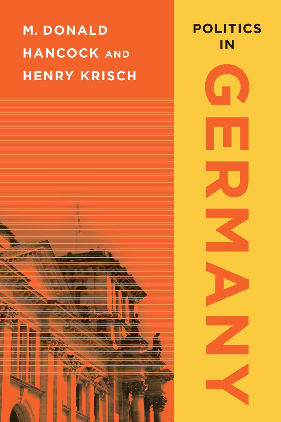 Politics in Germany by Krisch Henry;Hancock M. Donald