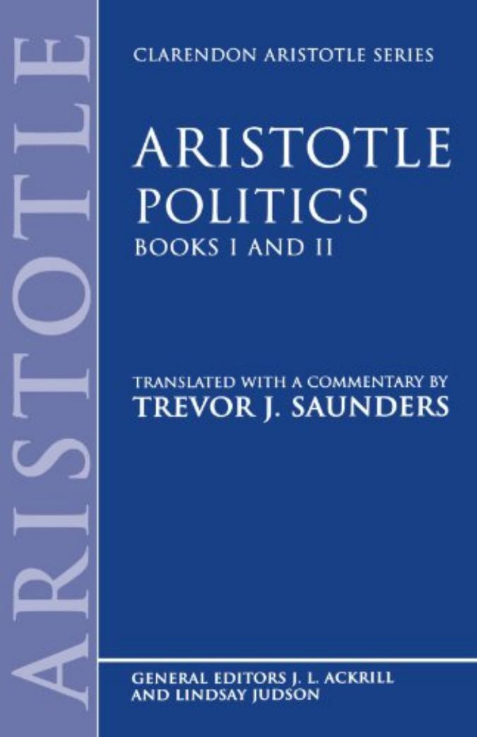 Politics: Books I and II by Aristotle