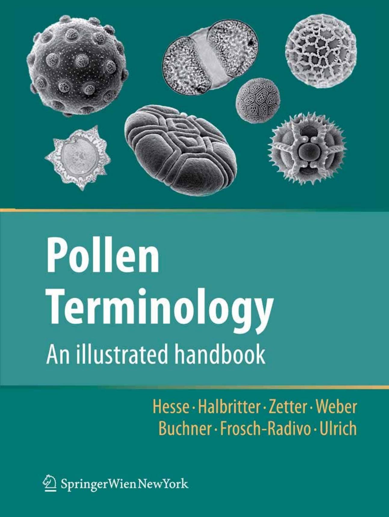 Pollen Terminology: An illustrated handbook by unknow